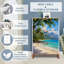 Armoire de rangement pour chaussures avec 3 tiroirs rabattables pour la plage de Rincon Beach