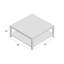 Aurora Solid Wood Cocktail Table-99405784