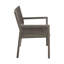 Chaise de patio avec accoudoirs