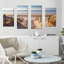 Path To Ocean - ensemble de 4 reproductions sur toiles tendues-1244365598