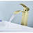 Waterfall Spout Bathroom Faucet,Single Handle Bathroom Vanity Sink Faucet-121292204