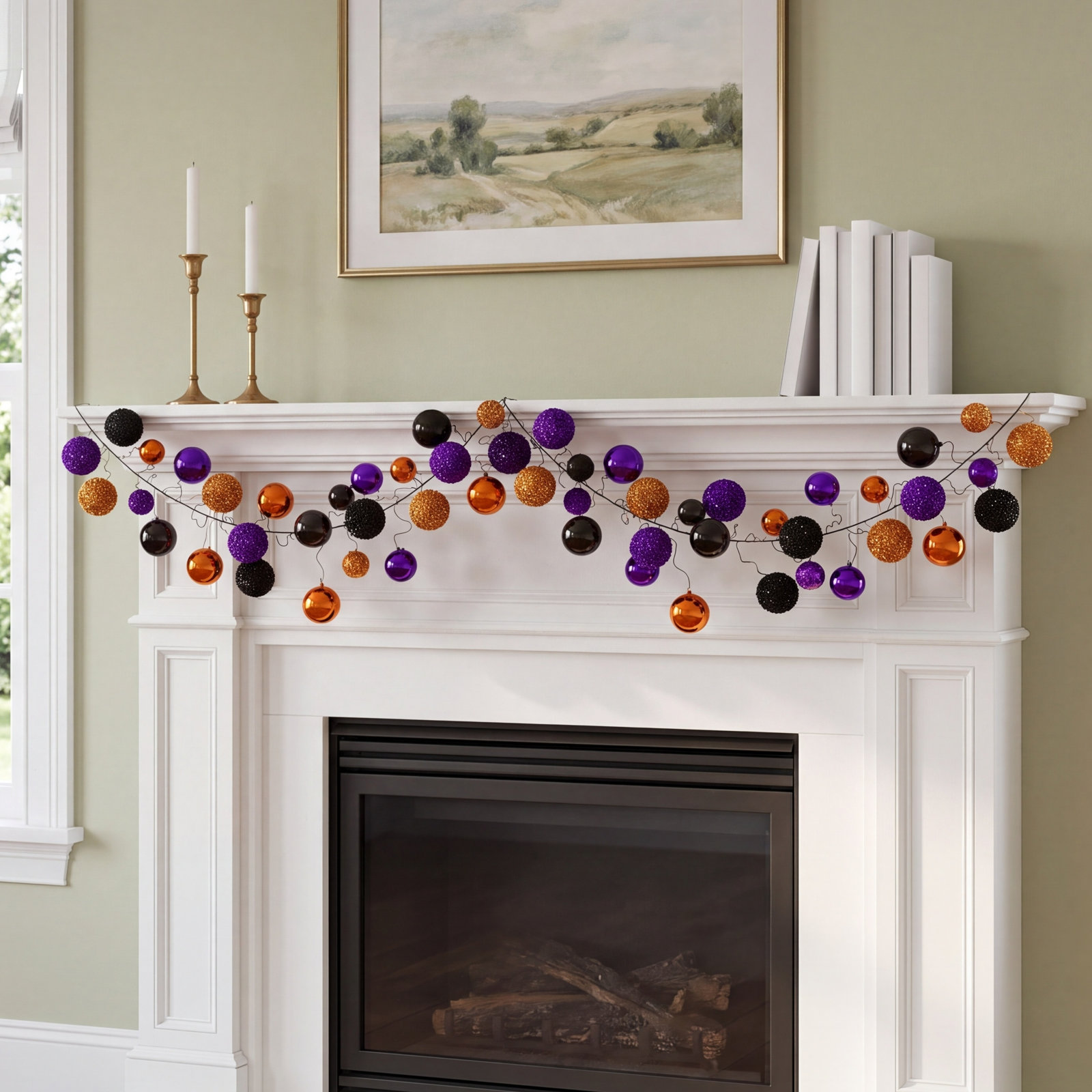 48" Shatterproof Plastic Halloween Garland