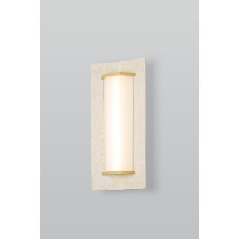 Penna 1 - Light LED Flush Mounted Sconce, 16" H x 7.7" W x 3.5" D, 2700K Warm White Bulb Temp, 277V