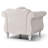 Farney Velvet Swivel Armchair-1524515536