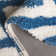 Delane Handmade Tufted Ivory/Blue Area Rug