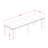 10-Pc Modern Dining Table Set includes an Extendable Kitchen Table, 1 Coffee Table, 7 Polyester Dining Chairs and 1 Bench, Antique Walnut-124598927-124598923