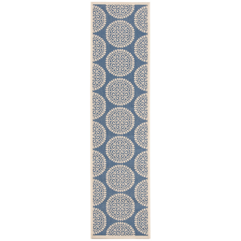Kirchner Paisley Hand Hooked Indoor / Outdoor Area Rug, Runner 61 x 244 cm