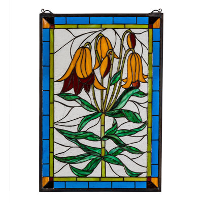 Trumpet Lily Stained Glass Window