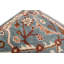 Tapis persan bleu noué à la main | Tapis en laine traditionnel fait à la main | Décoration turque transitionnelle pour le salon et la chambre à coucher-1928214275