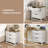 Nightstand with Storage for Bedroom, End Side Table with 3 Drawers for Living Room, Set of 2-1475117196
