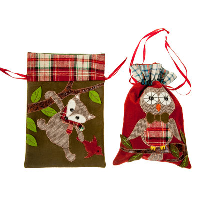 Chaussette de Noël Owl and Fox