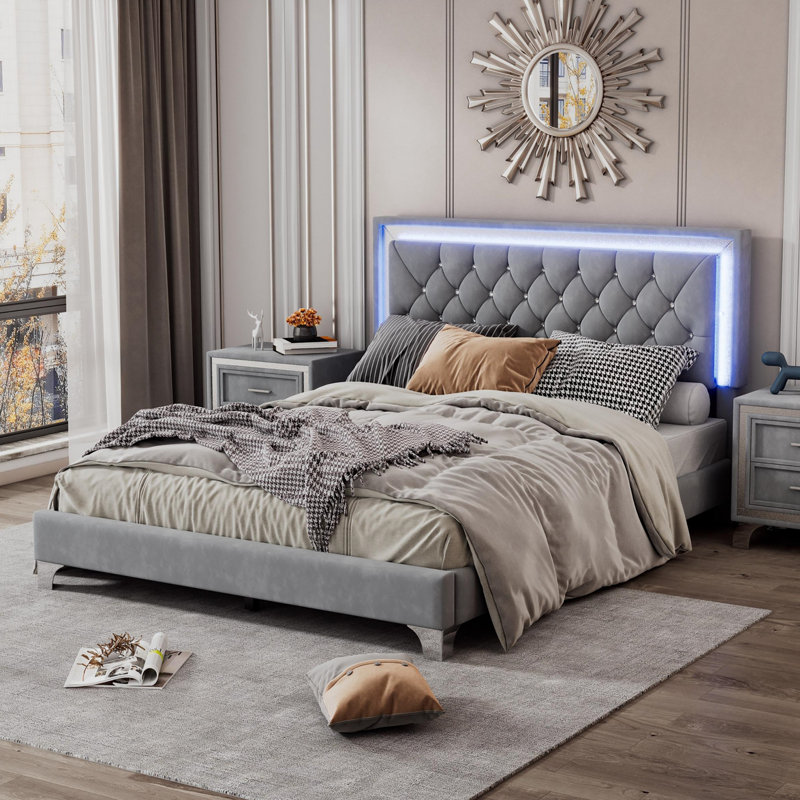 Upholstered Platform Bed