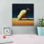 «Yoga Chick Downward Dog Split» par Lucia Heffernan, reproduction sur toile tendue-88010189