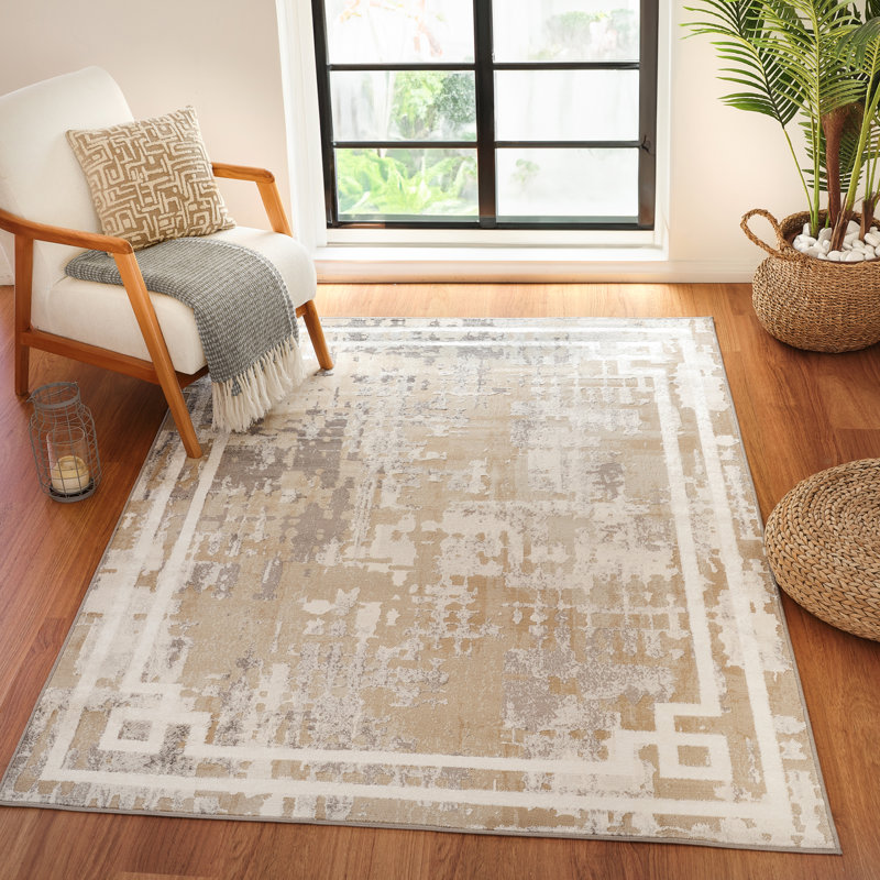 Abstract Area Rug, Rectangle 200 x 275cm