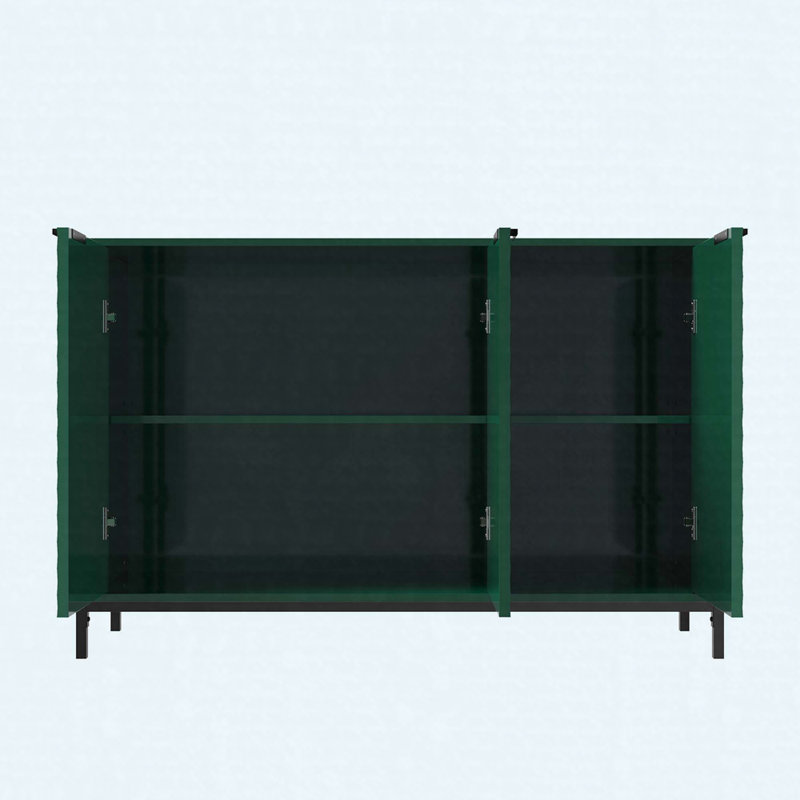 Buffet Tiet, Vert, H 31,5 po x l 48,8 po x P 15,74 po