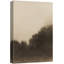 «Earthy Brown Abstract Misty Landscape Art», reproduction d'art sur toile encadrée-120783722-120783726