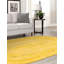 Tapis jaune en coton tressé à la main Kahwajian-2121654699