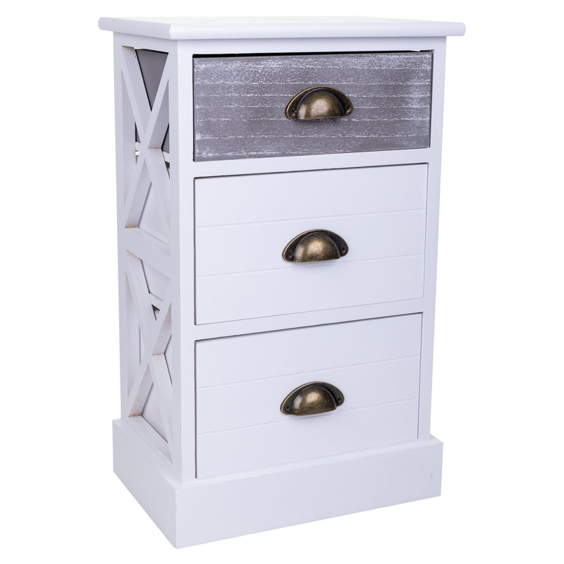 Zane 35 cm W Bedside Table