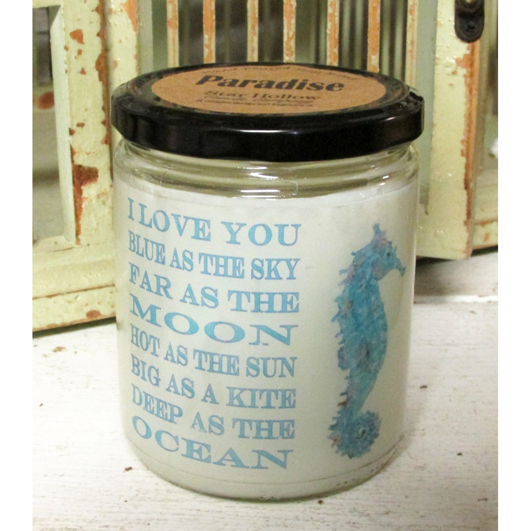 Paradise Scented Jar Candle Star Hollow Candle Company