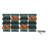 16PCS Set Wall-Mounted Planter With Drainage Basin And Drainpipe-1124192926