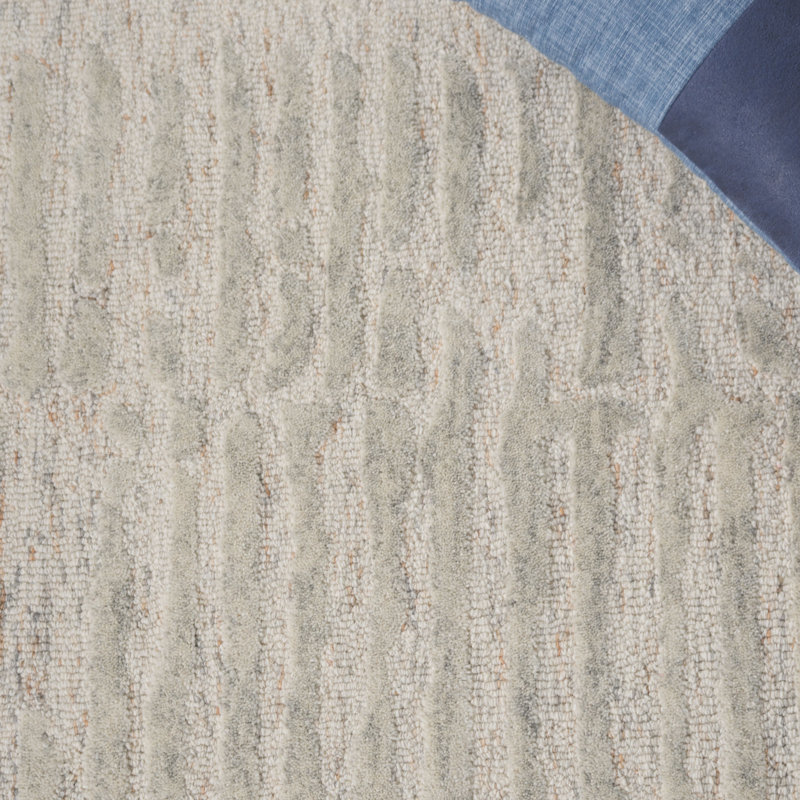 Tapis Pranita 228 en rouille / gris, Rectangle de 5 pi x 8 pi