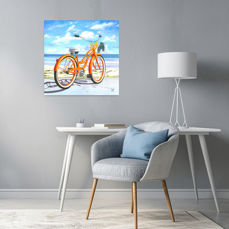 My Orange Pride, art de l'océan côtier, H 24 po x l 24 po