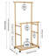 Kissel 80cm Rolling Clothing Rack