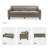 Raeburn 82.28" Wide Genuine Leather Sofa With Sloped Arms-70583521
