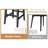 Bar Stools, Counter Height Bar Stools with Low Back and Footrest, Wood Frame-1624651010-1624651012