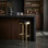 Prince Upholstered Stool with Metal Frame