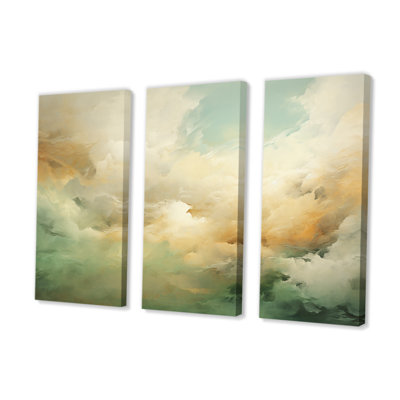 Ensemble de salon mural Elegant Sky Whispers II
