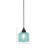 Any Cord Hung Mini Pendant With 6" Textured Glass-101775087-101775088-101775090