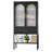63"H Glass Display Cabinet With Drawer And Shelf-1985987961