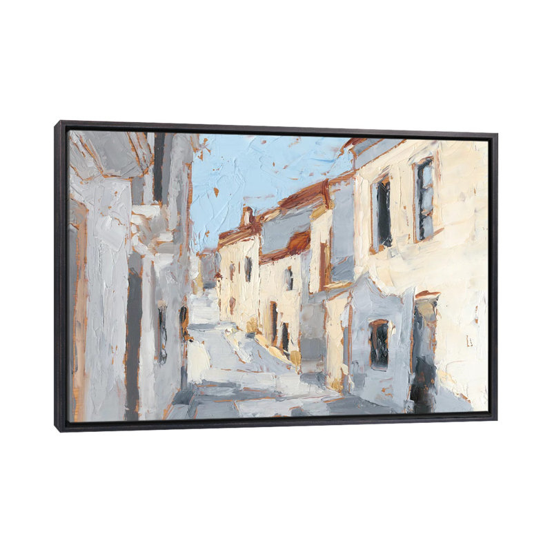« Sun-washed I » par Ethan Harper, reproduction d’art, Encadrement noir décoloré, H 32 po x l 48 po x 1,5 po, Pas de tapis