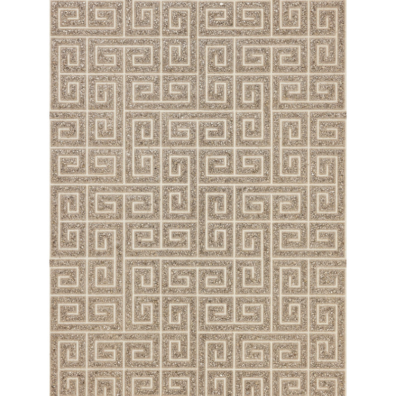GRASSCLoth frt mosaique, Oeil du tigre