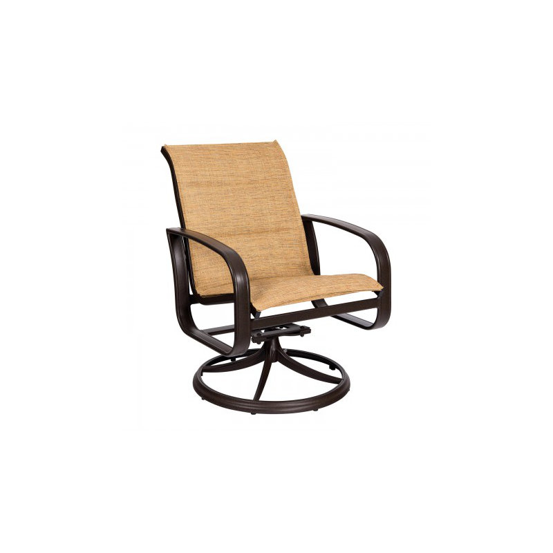 Outdoor Rocker Chair, Weathered White, Canvas Spa Sunbrella® Canvas