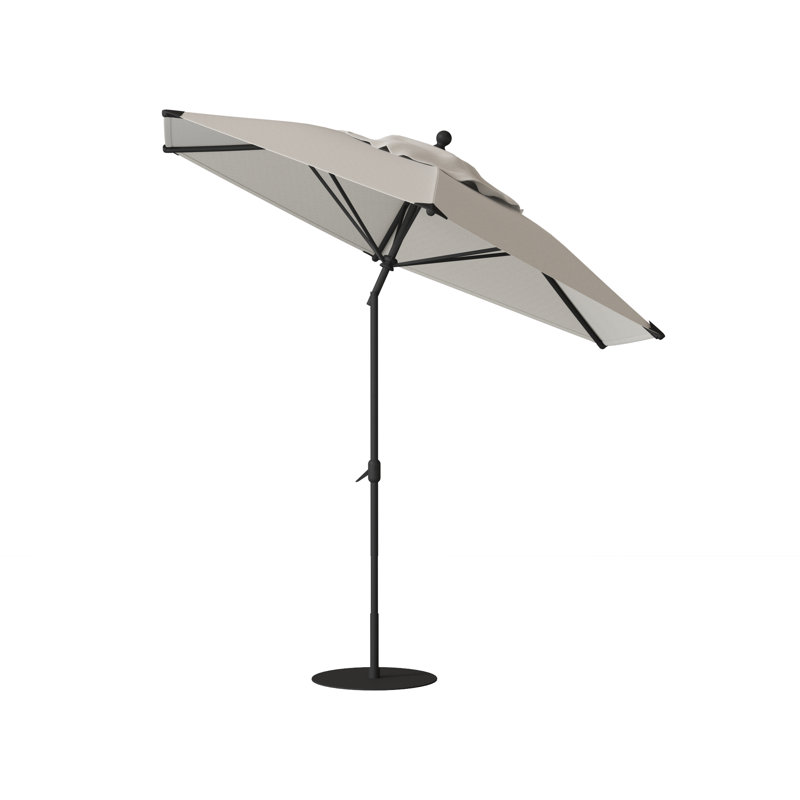 Parasol de marché 9 pi Portofino, Obsidienne, Bogota