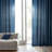 Chittick Dobby Linen Light Filtering Curtains - Single Panel Drapes (1 Panel)-528951990-528951997