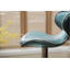 Tabouret de bar pivotant réglable avec base chromée-2144307007