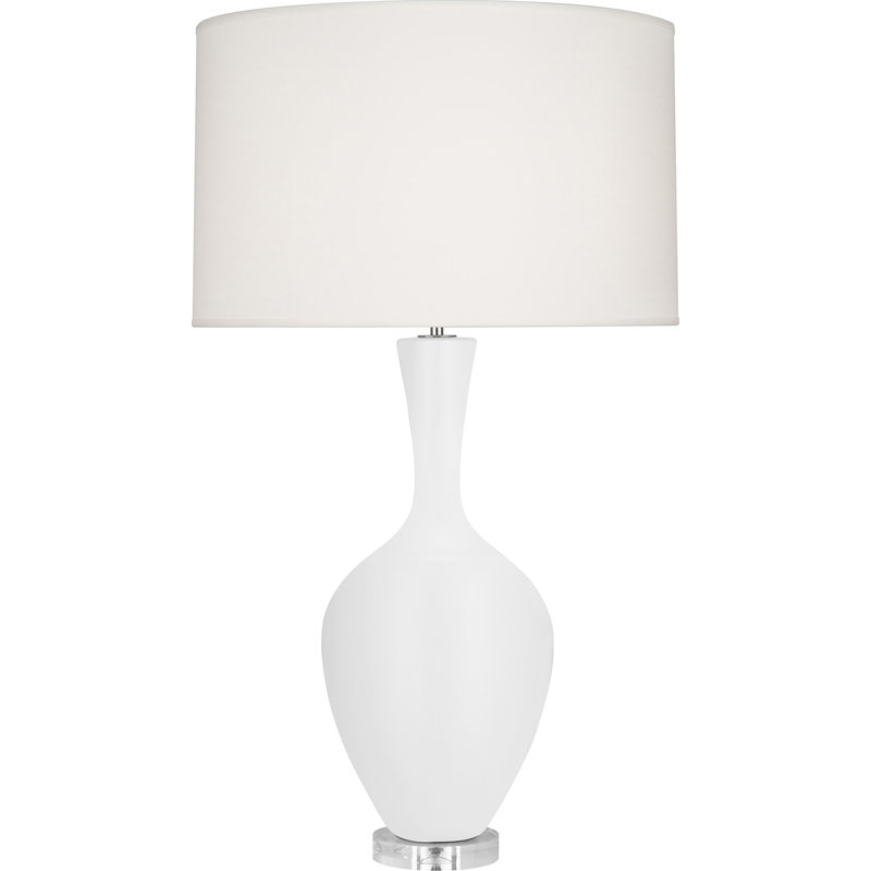 Audrey Table Lamp, Matte Daisy