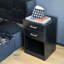 Demitry Manufactured Wood Nightstand with Charging Station-185844211