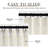 96 Inches Long Natural Linen Curtains 2 Panels, Pinch Pleated Hooks Thick Linen Textured Window Drapes Back Tab Semi Sheer Light Filtering-1400298792