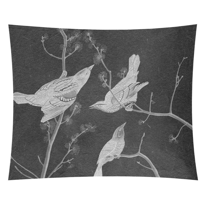 Maciejewski Polyester Tapestry, 27.5" H x 37.5" W, Gray