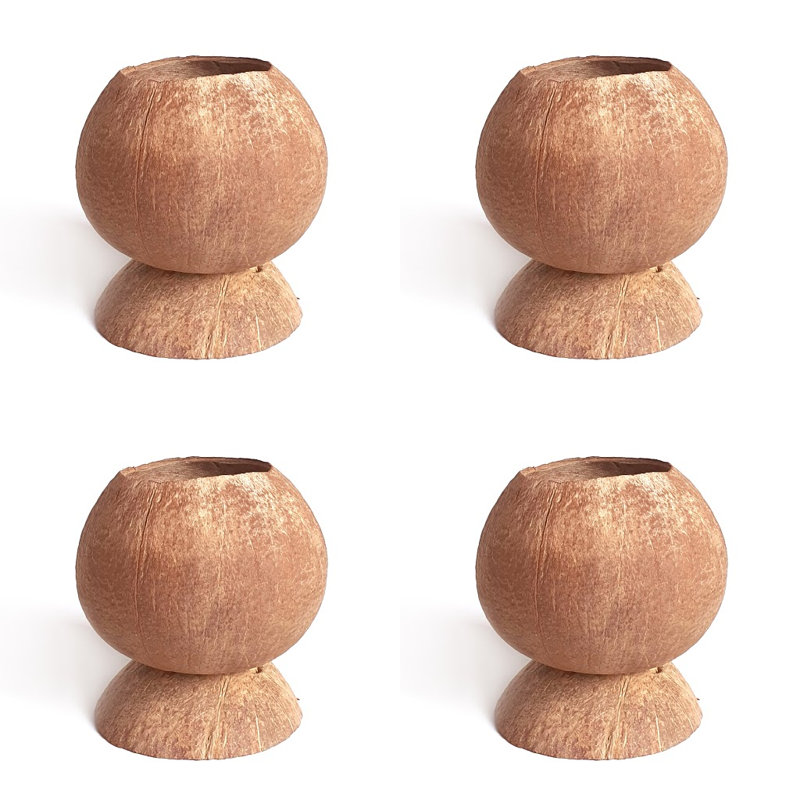 Wood Urn Planter, 4