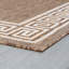 Tapis brun / crème à imprimé animal-1544160636