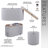 Storage Ottoman With Reversible Wooden Tray Top-198260460