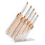 Tower Rosegold 5 Piece Stainless Steel Knife Block Set-25853679