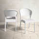 Coral Outdoor Stacking Dining Side Chair