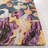 Kathalina Hand Tufted Wool/Cotton Floral Rug in Blue/Purple-852565232