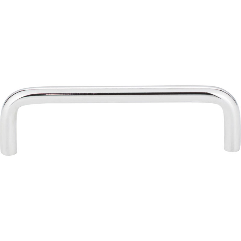Torino 4" Center to Center Bar Pull, Polished Chrome